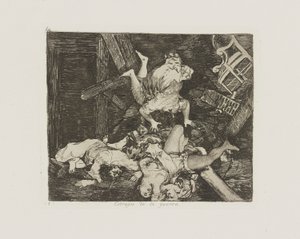 Devastação da guerra. (Ravages of War.), pl. 30 da série Os Desastres da Guerra de Francisco de Goya