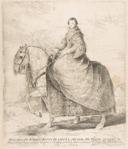 Isabel de Bourbon, rainha da Espanha e esposa de Filipe IV D. Isabel de Borbon, Reyna de Esp ..., 1778. de Francisco de Goya