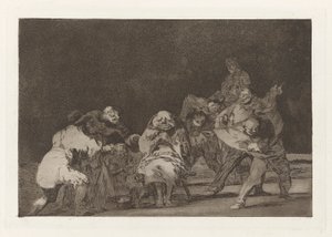 Lealdade, também conhecido como Aquele que não gosta de ti vai te difamar em tom de brincadeira, da série The Nonsense (Os Provérbios) de Francisco de Goya