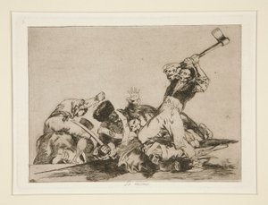 The Same (The Same), pl. 3 de The Disasters of War (Os Desastres da Guerra) de Francisco de Goya