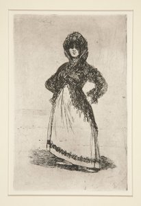 Maja [com fundo claro] de Francisco de Goya