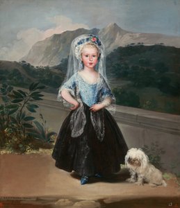 María Teresa de Borbón y Vallabriga, mais tarde Condessa de Chinchón de Francisco de Goya