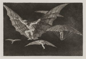 Modo de volar (A Way of Flying), também conhecido como Donde hay ganas hay ma?a (Where There de Francisco de Goya