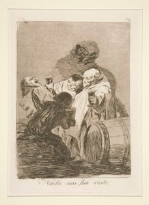 Nadie nos ha visto (Ninguém nos viu), pl. 79 da série Los caprichos de Francisco de Goya