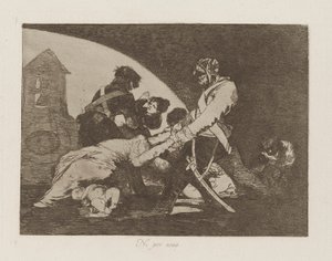 Nem Estes, pl. 11 da série Os Desastres da Guerra de Francisco de Goya