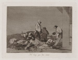 Não há necessidade de dar vozes (é de Francisco de Goya