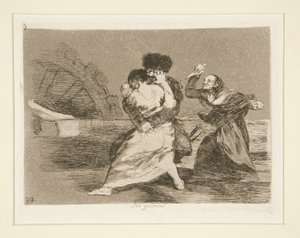 No quieren [sic] (Eles não de Francisco de Goya