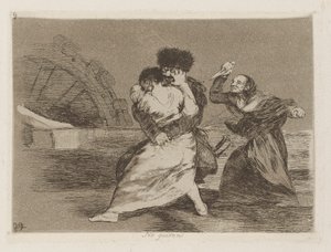 No quiren [sic] (Eles Dão de Francisco de Goya
