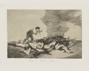 Para isso você nasceu. (É para isso que você nasceu.), pl. 12 da série Os Desastres da Guerra de Francisco de Goya