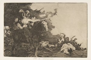 Placa 17 de Os Desastres da Guerra Los Desastres de la Guerra: They ..., 1810 publicou 1863. de Francisco de Goya