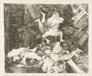 Ilustração 30 dos Desastres da Guerra Los Desastres da Guerra: Devastações da Guerra. Estr., 1810. de Francisco de Goya
