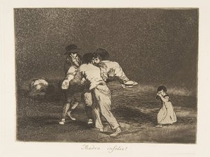 Placa 50 de Desastres da guerra Desastres da guerra: A ..., 1811-12, publicada em 1863. de Francisco de Goya