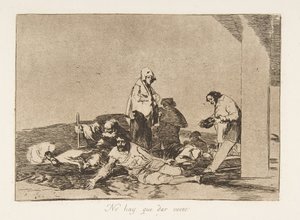 Ilustração 58 dos Desastres de Guerra Los Desastres de la Guerra: It ..., 1811-12 publicado em 1863. de Francisco de Goya