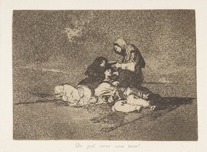 Placa 59 de Os Desastres da Guerra Los Desastres de la Guerra: Wh ..., 1811-12 publicada em 1863. de Francisco de Goya
