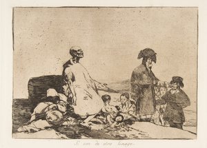 Placa 61 de Os Desastres da Guerra Los Desastres de la Guerra: Pe ..., 1811-12 publicada em 1863. de Francisco de Goya