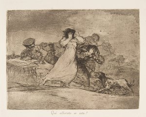A Placa 65 de Os Desastres de Guerra Los Desastres de la Guerra ..., depois de 1814-15, publicou 1863. de Francisco de Goya
