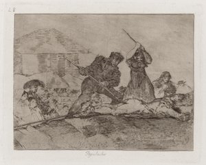Rabble, Placa 28 de Os Desastres da Guerra de Francisco de Goya