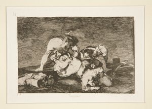 Tampoco (Nor [Do These] Either), pl. 10 da série Los desastres de la guerra (The Disasters of War) de Francisco de Goya