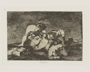 De jeito nenhum. (Nem [Faça isso] também.), pl. 10 da série Os Desastres da Guerra de Francisco de Goya
