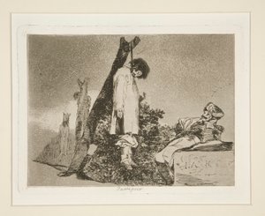 Tampoco (Também não [neste caso]), pl. 36 de Los desastres de la guerra (The Disasters of War) de Francisco de Goya