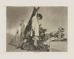 De jeito nenhum. (Não [neste caso] também.), pl. 36 da série Os Desastres da Guerra de Francisco de Goya