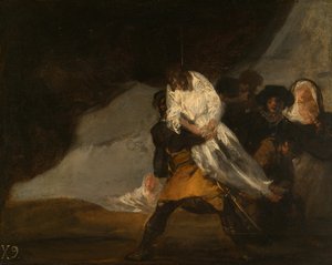 O Monge Enforcado, c. 1810. de Francisco de Goya
