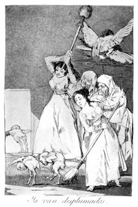 Lá vão eles, arrancados, 1799 de Francisco de Goya