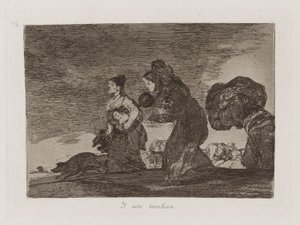 E Isso Também, Placa 45 de Os Desastres da Guerra de Francisco de Goya