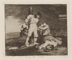 Y no hai remedio (E lá de Francisco de Goya