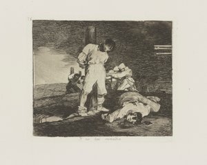 Y no hai remedio. (E Aí de Francisco de Goya