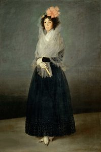 Retrato da Condessa del Carpio, Marquesa de la Solana 1757-1795, ca 1794. de Francisco Goya de