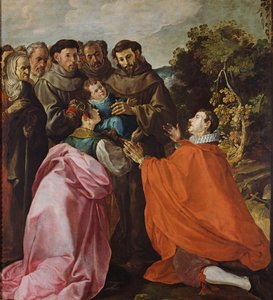 Cura de São Boaventura por São Francisco de Assis, c.1628
