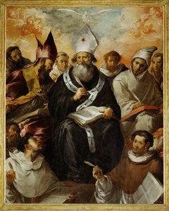 Saint Basile dictant sa doctrine - São Basílio ditando os seus dogmas ...