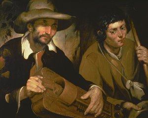 O jogador cego do Hurdy-Gurdy, c.1640