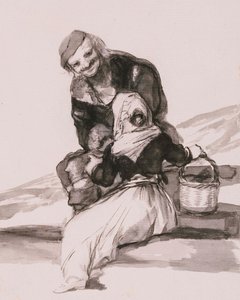 Cuidado com o conselho (cortado) de Francisco de Goya