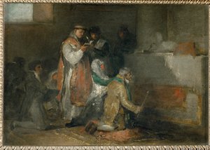O casamento inegal - o casal mal-afamado ... de Francisco Jose de (circle of) Goya y Lucientes