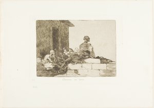 Os apelos são em vão, placa 54 de The Disasters of War de Francisco Jose de Goya y Lucientes