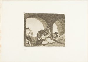 Bitter to be Present, placa 13 de The Disasters of War de Francisco Jose de Goya y Lucientes