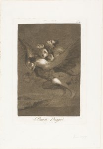 Boa viagem, placa 64 de Los Caprichos de Francisco Jose de Goya y Lucientes