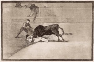 Tourada: a infeliz morte de Pepe Hillo de Francisco de Goya