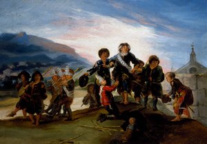 Crianças brincando com soldados de Francisco Jose de Goya y Lucientes