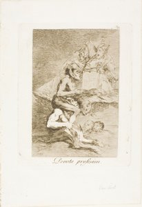Profissão devota, placa 70 de Los Caprichos de Francisco Jose de Goya y Lucientes