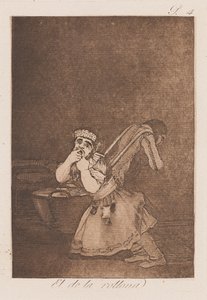 El de la Rollona, final do século XVIII - início do século XIX (estampado) de Francisco de Goya