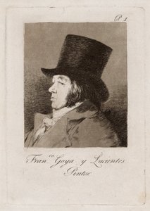 Francisco Goya y Lucientes, Pintor, prato um de Los Caprichos de Francisco Jose de Goya y Lucientes
