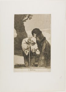Silêncio, placa 28 de Los Caprichos de Francisco Jose de Goya y Lucientes