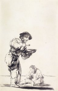 La Bouillie &39;: Beggars Eating Mash de Francisco de Goya