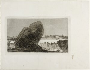 Paisagem com Cachoeira, antes de 1810 de Francisco de Goya