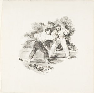 Duelo moderno de Francisco Jose de Goya y Lucientes