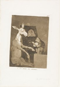 Nem mais nem menos, placa 41 de Los Caprichos de Francisco Jose de Goya y Lucientes