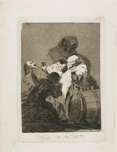 Ninguém nos viu, placa 79 de Los Caprichos de Francisco Jose de Goya y Lucientes